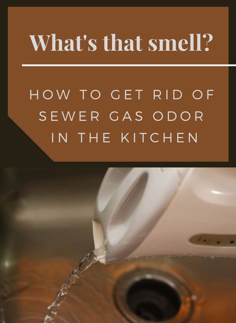 What’s That Smell? How To Get Rid Of Sewer Gas Odor In The Kitchen - 101CleaningTips.net Sewer Smell In Bathroom, Smelly Drain, Arm And Hammer Super Washing Soda, Unclog Drain, Clean Your Washing Machine, Baking Soda Vinegar, Cleaning Schedule Printable, Wax Ring, Clean Baking Pans