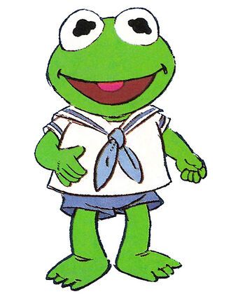 Baby Kermit, Muppet Babies, Baby Wallpaper, Kermit The Frog, The Frog, Cartoon Character, Film, Blue