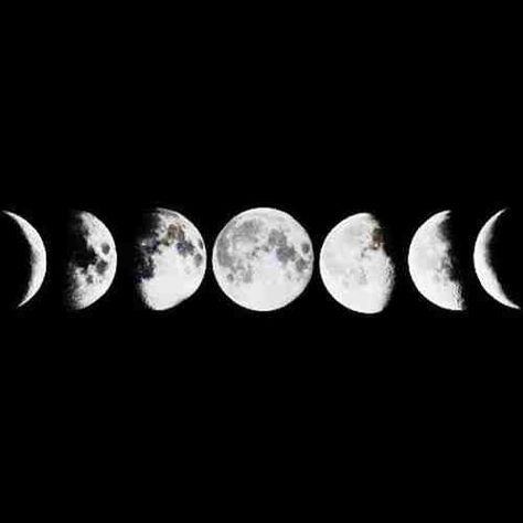 🌑🌒🌓🌔🌕🌖🌗🌘🌑 Moon Phases Drawing, Moon Stages, Moon Phases Tattoo, Overlays Tumblr, Phases Of The Moon, Moon Cycles, Moon Tattoo, Moon Phases, Facebook Cover