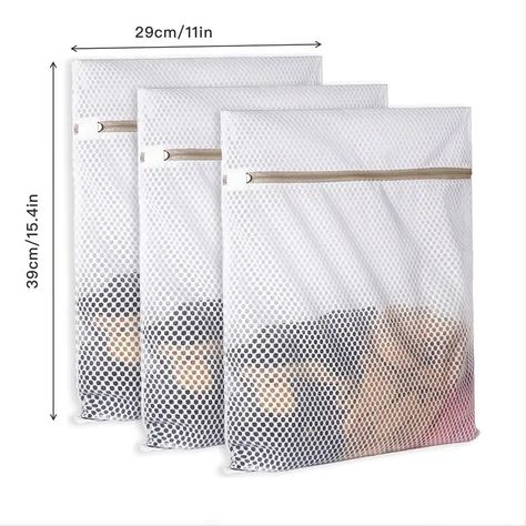 Durable Honeycomb Mesh Laundry Bags For Delicates, 125gsm Net Fabric Durable And Reusable Delicate Wash Bag,travel Organization Bag For Lingerie, Clothes, Jeans, Bath Towel, Sock, - Temu Teacher Storage, Clothes Jeans, Washing Laundry, Laundry Bags, Travel Bag Organization, Mesh Laundry Bags, Travel Storage Bag, Laundry Storage, Organization Solutions