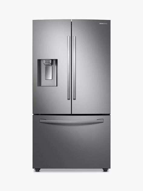 Silver Fridge, Fridge Restock, Break Area, American Fridge Freezer, American Fridge, Kitchen Looks, Fridge Shelves, American Fridge Freezers, Kitchen Fridges