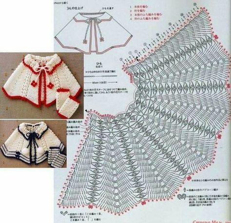 Crochet Poncho Kids, Crochet Patterns Baby Girl, Crochet Baby Poncho, Jul Diy, Crochet Shawl Diagram, Crochet Baby Bonnet, Diy Crafts Crochet, Crochet Cape, Crochet Baby Dress Pattern