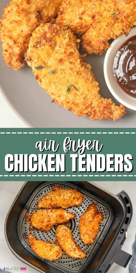 Air Fryer Recipes Chicken Tenders, Air Fried Chicken Tenders, Breaded Chicken Tenders, Air Fryer Chicken Tenders, The Best Air Fryer, Homemade Fries, Fried Chicken Tenders, Best Air Fryer, Chicken Tender