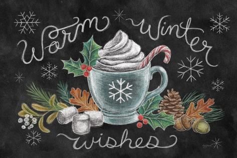 size: 18x12in Art Print: Christmas Chalk VIII by Mary Urban : Christmas Chalk, Christmas Chalkboard Art, Christmas Chalkboard, Chalkboard Designs, Winter Wishes, Chalkboard Wall, Chalkboard Sign, Chalkboard Art, Chalk Art