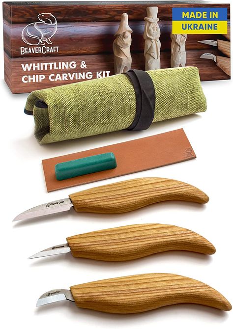 Foldable tool sleeve, Leather Strop, Chipping Knife, Rough out Whittling Knife, Detail Knife. Spoon Carving Tools, Wood Carving Knife, Wood Carving Set, Carving Knife Set, Small Products, Wood Carving Chisels, Whittling Knife, Polishing Compound, Spoon Carving