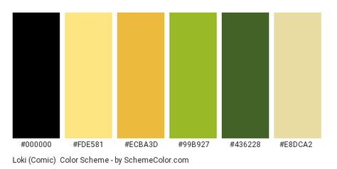 Loki Comic, Halloween Color Palette, Nerdy Jewelry, Hexadecimal Color, Green Name, Colors Palette, Sketches Tutorial, Color Palate, Halloween Invitations