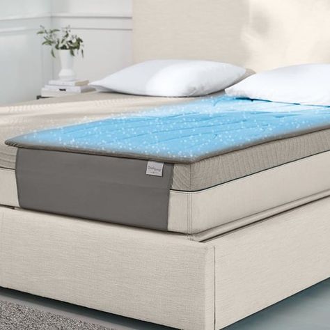 The Top-Rated Cooling Mattress Pads That Are Way Cheaper Than Buying a New Mattress | Hunker Bed Cooling System, Cooling Mattress, Sleep Number Bed, Smart Bed, Best Sleep, Pillow Top Mattress, Firm Mattress, Mattress Pads, Mattress Pad