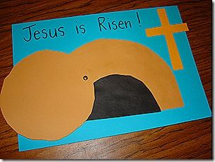 Jesus Is Risen Craft For Kids, Jesus Is Risen Crafts For Preschoolers, Jesus Has Risen Craft, Jesus Is Risen Craft, Resurrection Crafts, Jesus Risen, Christ Centered Easter, Children's Church Crafts, Jesus Is Risen