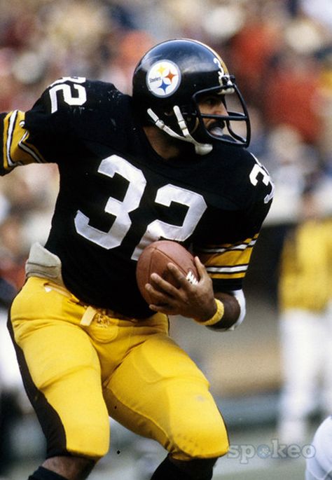 Franco Harris with the Pittsburgh Steelers in 1979 game. Description from americanfootball.wikia.com. I searched for this on bing.com/images Franco Harris, Steelers Pics, Nfl Uniforms, Steelers Country, Go Steelers, Pittsburg Steelers, Pittsburgh Steelers Football, Football Hall Of Fame, Steeler Nation