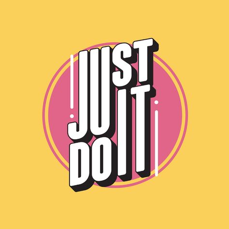 Just Do It on Behance Creative Doodles, Influencer Event, Vision 2024, Motion Graphics Gif, Just Keep Going, Creative Typography, Gif Animation, Lets Do It, Adobe After Effects