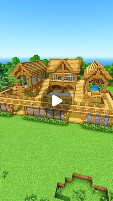 Charliecustard Builds on Instagram: "Starter House 40 - link in bio!

The 3D Guide is online, has a materials list included and requires no mods or addons!

📥Included downloads: Java / Bedrock world and Schematic.

#minecraft#charliecustardbuilds" Minecraft Bedrock Builds, Starter House, Starter Home, Java, Minecraft, Link In Bio, Gaming, Building, Instagram