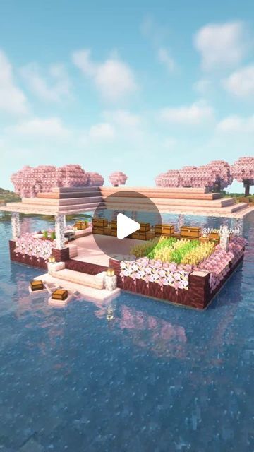 mewnipixel on Instagram: "Base de cerezo 🌸 sobre el Agua  ✅ +CONTENIDO YouTube - Mewnipixel  #minecraft  #minecraftbuilds #minecraftideas #minecrafttutorial #minecraftpe #minecraftmemes #minecraftonly #minecrafters #reels" Water Base Minecraft, Underwater Base Minecraft, Water House, Minecraft Pe, Minecraft Houses, Our World, Minecraft, Floating, Memes