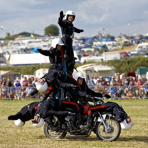 Royal Signals, Motorcycle Display, British Army, The White, Steam, United Kingdom, Road, Quick Saves, White