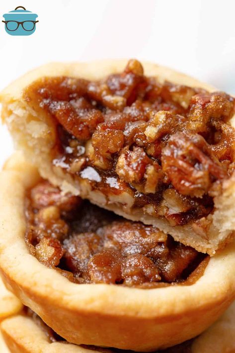 Pecan Butterballs, Pecan Tassies Recipe, Pecan Tassie Recipe, Miniature Pies, Tassies Recipe, Current Recipes, Pecan Tassies, Twinkie Cake, Shortbread Cookie Crust