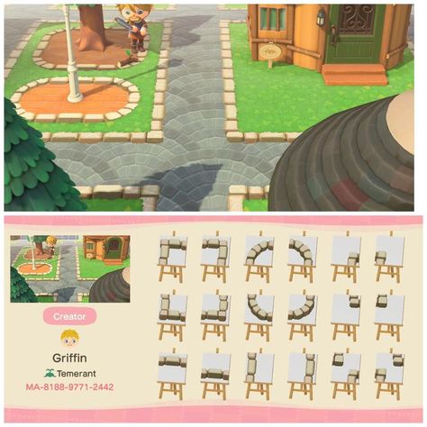 Animal Crossing Speed Build, Acnh Boden Design, Pavement Design, Acnh Cottagecore, Playground Flooring, Animal Crossing 3ds, Animals Crossing, Animal Crossing Funny, Animal Crossing Guide