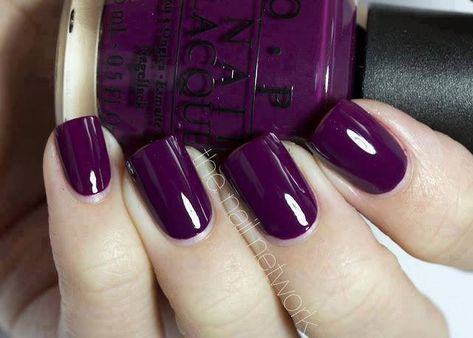 Nail Art Mauve, Winter Wedding Nails, Opi Nail Polish Colors, Dark Purple Nails, Boots Boho, Nail Polish Colors Fall, Purple Nail Designs, Purple Nail, Super Nails