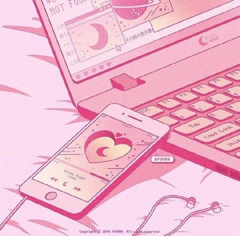 Soft Pink Theme, Images Kawaii, Pastel Pink Aesthetic, Cute Kawaii Drawings, Pink Themes, 판타지 아트, Kawaii Wallpaper, Cute Anime Wallpaper, Anime Scenery Wallpaper