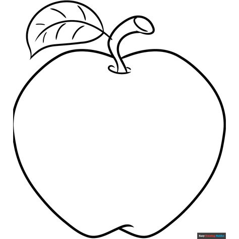 Free Cartoon Apple Coloring Page for Kids Kids Colouring Pages, Plant Cartoon, Apple Picture, Free Printable Coloring Sheets, Food Coloring Pages, Fruit Coloring Pages, Free Cartoons, Apple Coloring, Printable Coloring Sheets