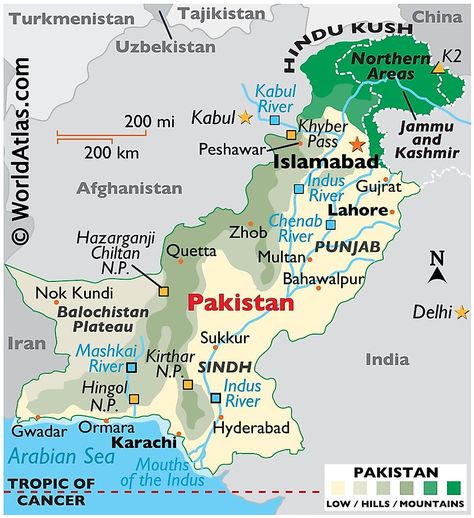 Pakistan Maps & Facts - World Atlas Pakistan Country, Pakistan Map, Bus Simulator Indonesia Livery Kerala, Beautiful Pakistan, Country Facts, Physical Map, Asia Map, Geography Map, Divorce Papers