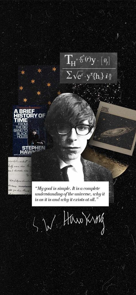 Stephen Hawking Wallpaper, Steven Hawking, Astro Science, History Of Time, Cosmos Space, Astronomy Science, Amazing Science Facts, Physics And Mathematics, Aerospace Engineering