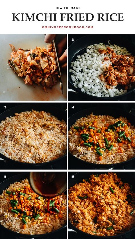 Easy Kimchi Fried Rice (Kimchi Bokkeumbap) | Omnivore's Cookbook