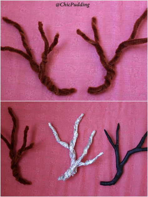 How To Make Deer Antlers For A Costume, How To Make Deer Antlers, How To Make Antlers For A Costume, Diy Reindeer Antlers, Diy Deer Antlers Headband, Diy Antlers Headband, Deer Antlers Costume, Diy Deer Antlers, Deer Costume For Kids