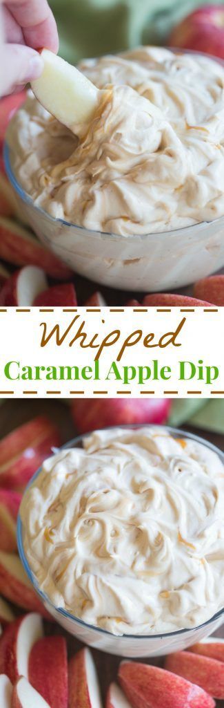 This light and fluffy whipped caramel apple dip couldn't be easier and it's AMAZING! | Tastes Better From Scratch Whipped Caramel, Chips Dip, Caramel Apple Dip, Coconut Dessert, Desserts Cake, Caramel Desserts, Cheesecake Dip, Sweet Dips, Apple Dip