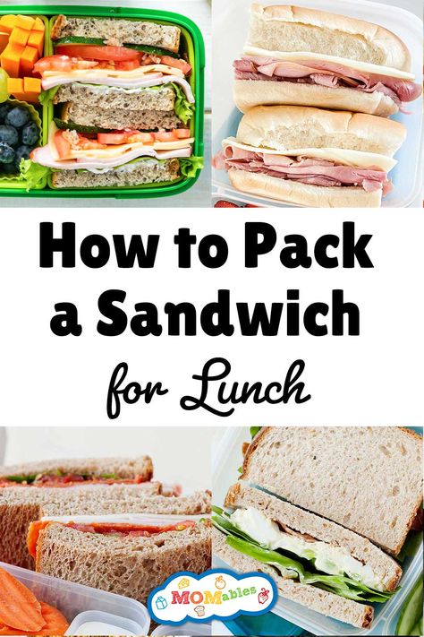 Sandwiches To Go, Sandwiches For Work, Sandwich For Lunch, Make A Sandwich, Types Of Sandwiches, Homemade Sandwich, Cold Sandwiches, Peanut Butter Sandwich, Cold Cuts