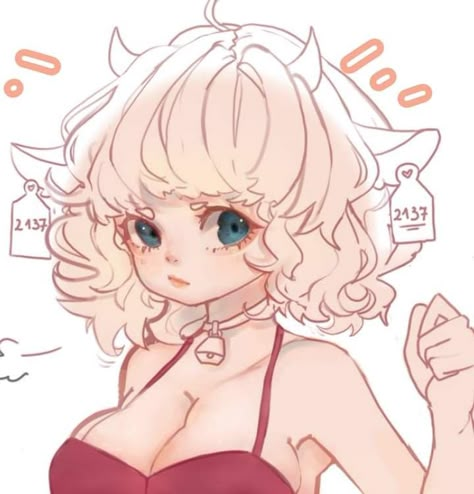 Cow Oc Drawing, Chubby Anime Pfp, Cow Hybrid Oc, Cute Chubby Anime Female, Thick Body Base Drawing, Curvy Oc Art, Chubby Oc Art, Curvy Oc, Chubby Female Character Art