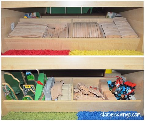 Brio Train Storage, Brio Storage, Toy Train Storage, Train Storage, Toy Trains Storage, Brio Train, Toy Car Storage, Kitchen Remodel Plans, Wooden Train Track