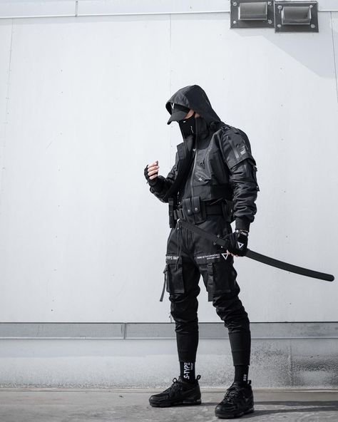 Tech Wear Aesthetic, Women Techwear, Techwear Shoes, Japanese Techwear, Cyberpunk Streetwear, Techwear Aesthetic, Photo Clothes, Futuristic Clothing, Techwear Jacket