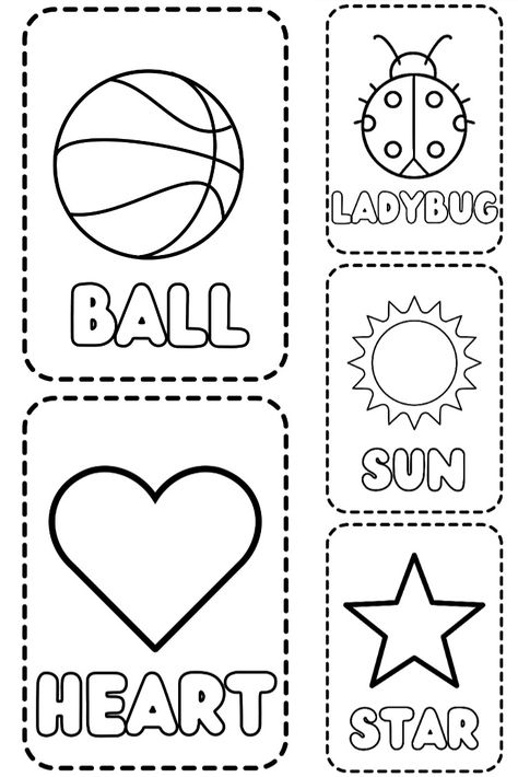 32 Easy Printable Coloring Pages For Toddlers And Kids | 32 Page PDF | 8.5"x11" Pages -Great For Daycare, Preschool, Kindergarten, Elementary School, And Home -Coloring Pages With Words For Fun And For Learning Coloring Pages With Words, Coloring Pages For Toddlers, Easy Coloring Pages, Preschool Kindergarten, School Items, Nanny, Elementary School, Printable Coloring Pages, Printable Coloring