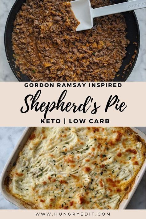 The best Keto Shepherd's Pie with Cauliflower Mash! #glutenfree #keto #lowcarb Low Carb Shepherds Pie, Keto Shepherd's Pie, Meat Casserole, Cauliflower Mash, Shepherds Pie Recipe, Boiled Egg Diet Plan, Boiled Egg Diet, Cottage Pie, Shepherd's Pie