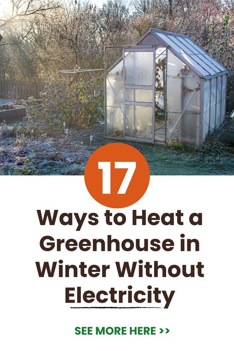 Want to keep your greenhouse warm in winter without costly electric heaters? This post explores simple DIY options to heat your greenhouse using passive solar, composting, geothermal, and more! I'll share efficient greenhouse insulation techniques along with off-grid heating methods perfect for greenhouses. #greenhouseheating #passivesolargreenhouse #offgridgreenhouse #nonElectricheating #wintergreenhouse #coldweathergreenhouse #greenhouseDIY #greenhouseinsulation #gothicarchgreenhouse Solar Heater For Greenhouse, How To Heat A Greenhouse Without Electricity, Solar Greenhouse Heater, Heated Greenhouse Diy, Heat A Greenhouse Without Electricity, How To Keep A Greenhouse Warm In Winter, Greenhouse Heater Ideas, Cold Climate Greenhouse, Green House Heating Ideas