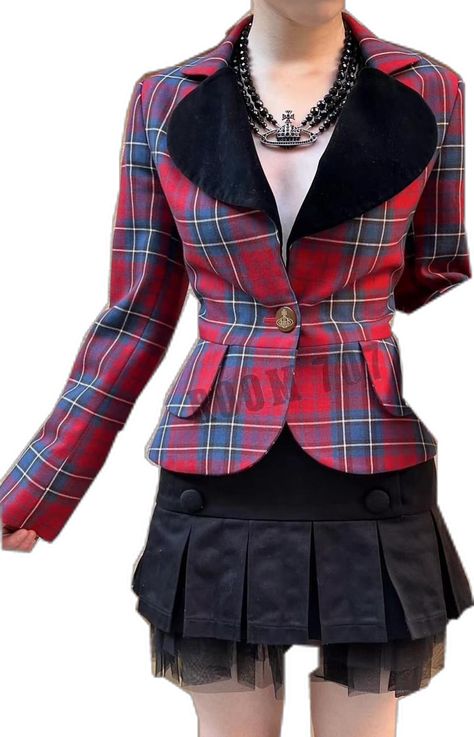 Vivienne Westwood Suit, Andy Sachs, Broken Rose, I Need Your Love, Vivienne Westwood Fashion, Tartan Fashion, Outfit 90s, The Vivienne, Archive Fashion