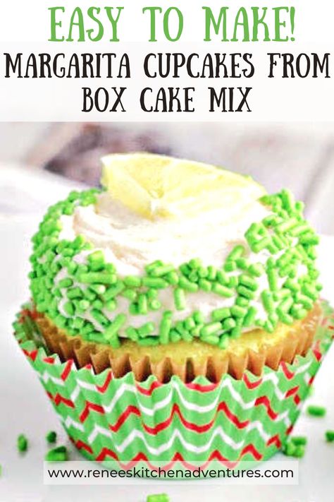 Miami Vice Cupcakes, Tequila Cake Recipe, Cupcakes With Tequila, Margarita Cake With Key Lime Cream Cheese Frosting, Margarita Birthday Cake, Margarita Dessert Recipes, Margarita Cupcakes With Box Cake, Margarita Cupcakes Non Alcoholic, Tequila Cupcakes