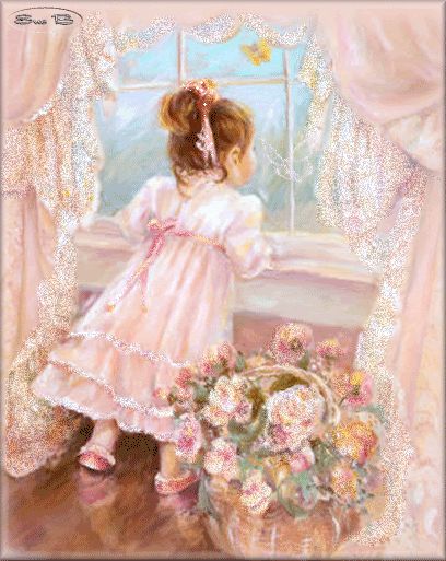 Little Girl looking out a window cute pink child art glitter little girl painting toddler Girl Looking Out Window, Looking Out Window, Images Victoriennes, Raindrops And Roses, Postal Vintage, Victorian Photos, Looking Out The Window, Decoupage Vintage, Vintage Printables