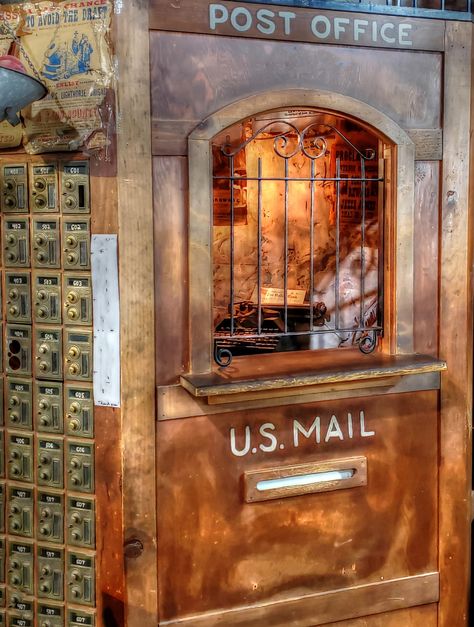 Old Post Office Old Western Post Office, Old Post Office Interior, Post Office Aesthetic, Post Office Interior, Post Office Design, Vintage Post Office, Old West Town, Office Images, Old Post Office