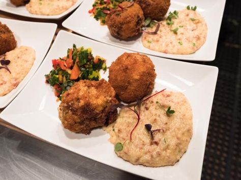 Crawfish Boudin, Boudin Sausage, Boudin Balls, Sausage Balls Recipe, Winning Recipes, Collard Green, Cajun Dishes, Food Network Star, Sausage Balls