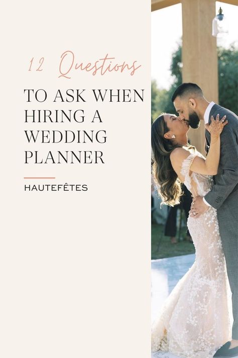 12 Questions To Ask, Amazon Wedding Registry, Amazon Wedding, Wedding Planner Business, 12 Questions, Essential Questions, Event Planning Business, Best Wedding Planner, Wedding Event Planner