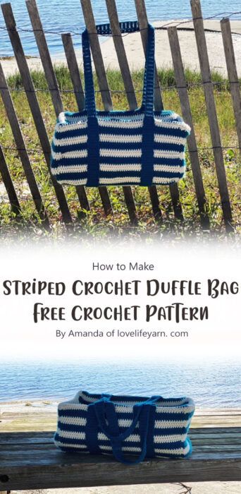 Best Duffle Bag Free Crochet Pattern Ideas - Carolinamontoni.com Crochet Overnight Bag, Crochet Duffel Bag, Cheap Crochet Travel Bag With Adjustable Strap, Crochet Duffle Bag Pattern Free, Casual Multicolor Crochet Travel Bag, Overnight Bag Pattern, Bag Free Crochet Pattern, Shower Bag, Bag Template