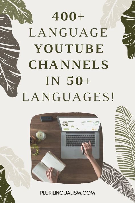 400+ Language Youtube Channels in 50+ Languages to help you learn any language! Best Language Learning Apps, Language Journal, Bahasa China, Language Learning Apps, Learning Languages Tips, Learn Another Language, Learn Portuguese, Korean Language Learning, Learn Russian