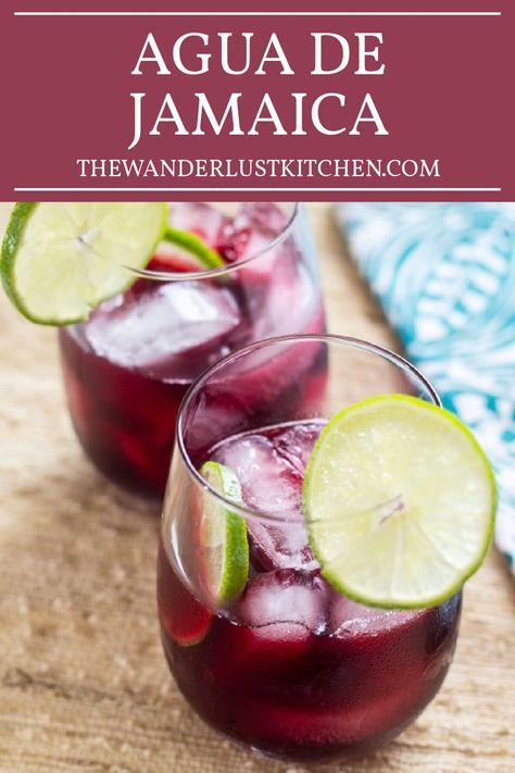 Cool down with a glass of Agua de Jamaica, a deliciously tangy hibiscus tea that’s super easy to make and refreshingly perfect for any warm day. Jamaica Juice Recipes, How To Make Jamaica Drink, Jamaica Juice, Jamaica Tea, Hibiscus Tea Recipe, Jamaica Drink, Hibiscus Tea, Tea Recipe, Tangier