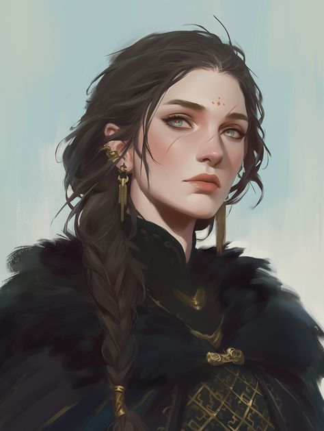 Image AI Dnd Female Character, Cyberpunk Male, Dnd Portraits, Fighter Art, Fantasy Heroes, Roleplay Characters, Female Character Concept, Fantasy Portraits, Dnd Art