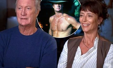 Rachel Ward's instant attraction to Bryan Brown when they met First Time Grandparents, Bryan Brown, Thorn Birds, Rachel Ward, The Thorn Birds, Australian Actors, Making The First Move, Happy Together, Three Kids