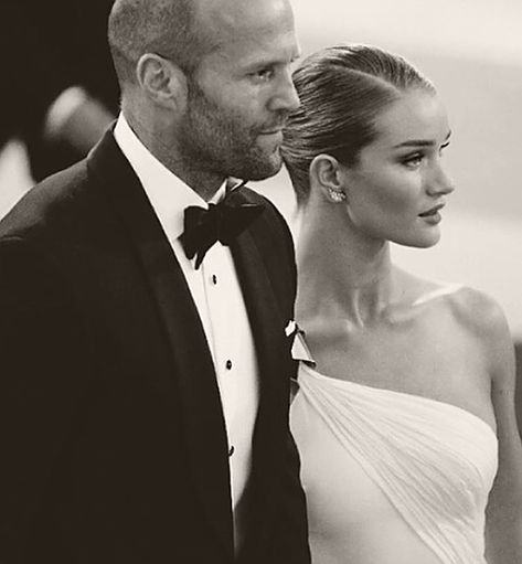 Jason Statham with his wife Rosie Huntington Whiteley Jason Statham Rosie Huntington, Jason Stratham, Rosie And Jason, Jason Statham And Rosie, Met Ball, Jason Statham, The Expendables, Rosie Huntington Whiteley, Best Friend Pictures