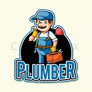 plumber illustration design full colour Plumber Logo Design, Plumbers Logo, Rays Logo, Flowers Black Background, Construction Branding, Inspirational Board, Bathroom Plans, Brand Character, Logo Idea