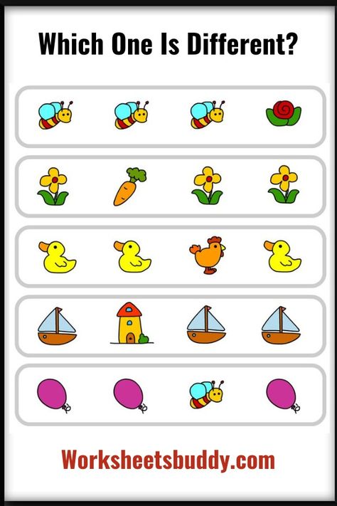 Same or Different Worksheets - Explore A Fun Approach to Early Learning Which Is Different Worksheet, Cognitive Worksheets For Kids, Same Different Worksheet, Same Or Different Worksheets, What Comes Next Worksheets, Same And Different Activities, Same And Different Worksheets, Cognitive Worksheets, Preschool Pattern Worksheets