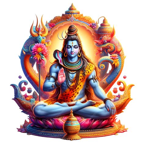 Everyone may have a different interpretation of this picture, let's exchange ideas together! Happy Maha Shivratri, Maha Shivratri, God Shiva, Transparent Image, Wallpaper Design, Design Background, Lord Shiva, Png Transparent, Free Png