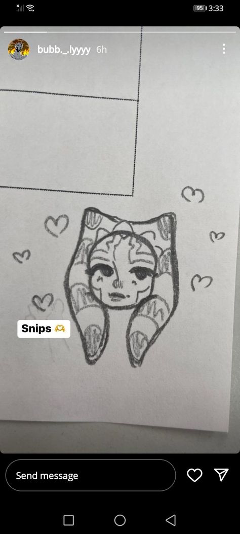 Starwars Simple Art, Ahsoka Tano Drawing Easy, Star Wars Easy Drawing, Cute Star Wars Drawings, Ahsoka Sketch, Star Wars Sketches Easy, Star Wars Art Drawings Easy, Star Wars Drawings Easy, Star Wars Sketches